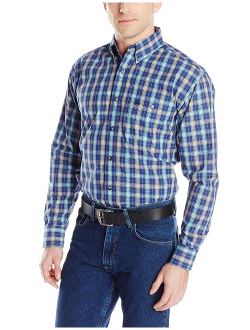 Wrangler Men's Western Classic One Pocket Long Sleeve Shirt