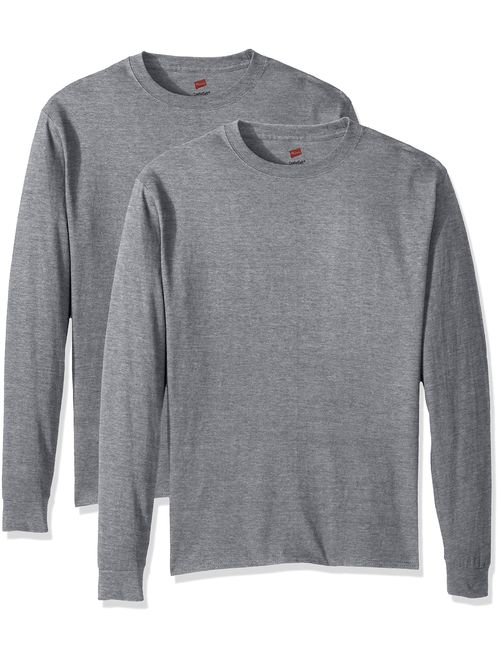 Hanes Men's ComfortSoft Long-Sleeve T-Shirt (Pack of 2)