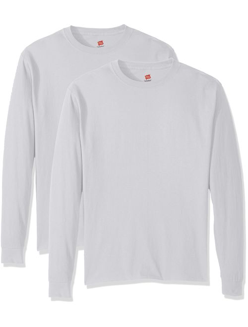 Hanes Men's ComfortSoft Long-Sleeve T-Shirt (Pack of 2)