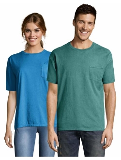 ComfortWash Garment Dyed Short Sleeve T-Shirt with a Pocket - GDH150