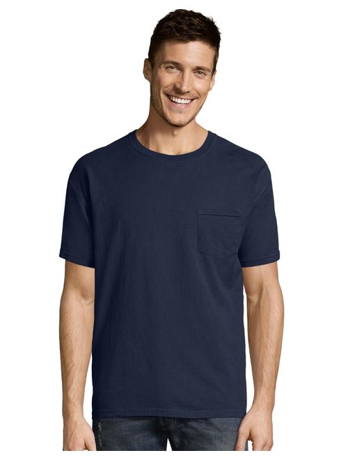 Hanes ComfortWash Garment Dyed Short Sleeve T-Shirt with a Pocket - GDH150