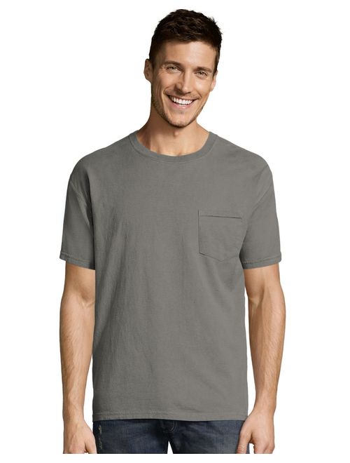 Hanes ComfortWash Garment Dyed Short Sleeve T-Shirt with a Pocket - GDH150