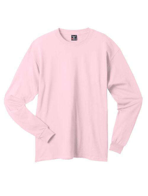 Hanes Mens Beefy-T Long-Sleeve T-Shirt