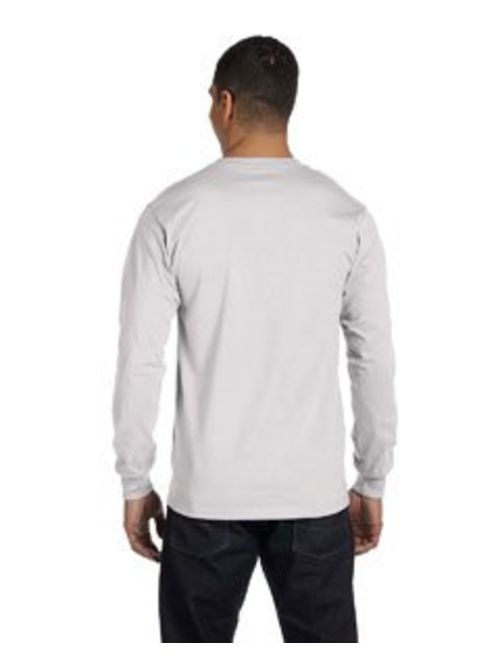 Hanes Mens 6.1 oz. Long-Sleeve Beefy-T (5186)