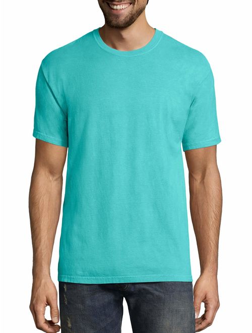 Hanes Men's comfortwash garment dyed short sleeve tee