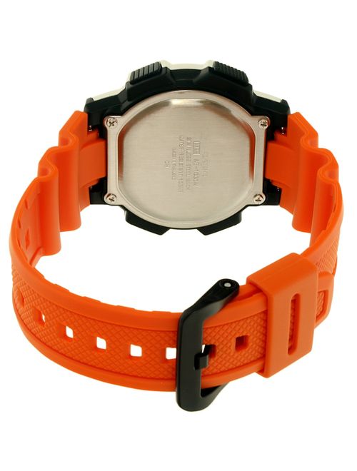 Casio Men's World Time Watch, Orange, AE1000W-4BVCF