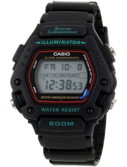 Men's Digital Sport Watch, Black Strap
