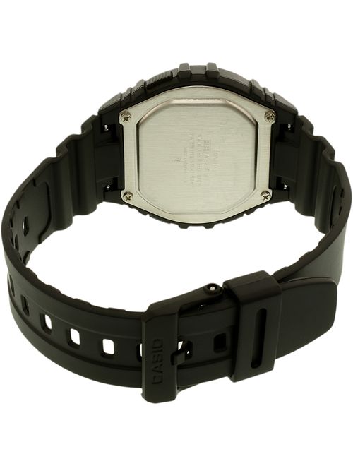 Casio Men's Digital Watch, Black Resin Strap