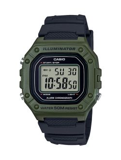 Men's Large Case Digital Watch - W218H-3A