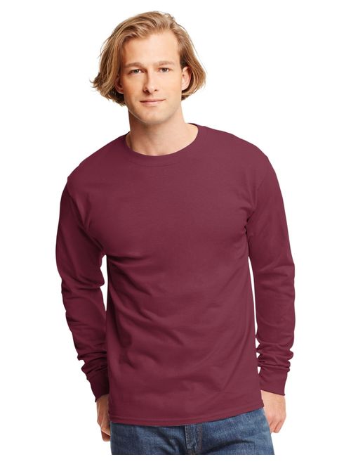 Hanes Mens 6.1 oz. Tagless ComfortSoft Long-Sleeve T-Shirt (5586)