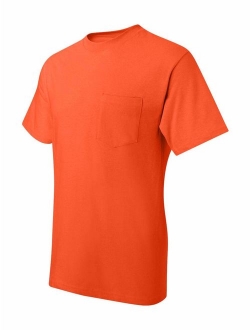 Men's Crew Neck Short-Sleeve Beefy with Pocket T-Shirt