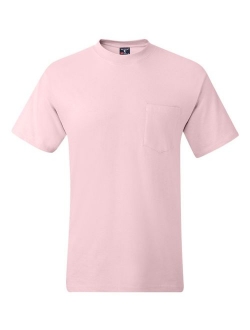 Men's Crew Neck Short-Sleeve Beefy with Pocket T-Shirt