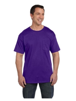 Men's Crew Neck Short-Sleeve Beefy with Pocket T-Shirt