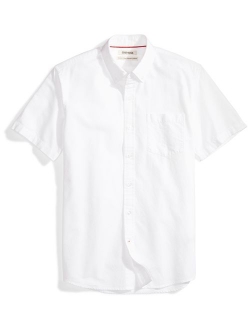 Amazon Brand - Goodthreads Men's Standard-Fit Short-Sleeve Solid Oxford Shirt