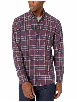 Amazon Brand - Goodthreads Men's Standard-Fit Long-Sleeve Plaid Oxford Shirt