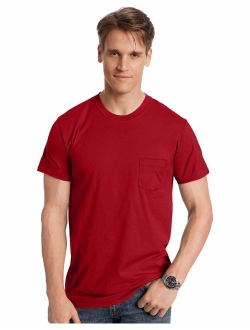 Mens Ringspun Cotton Nano-T T-Shirt with Pocket (498P)