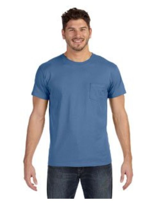 Hanes Mens Ringspun Cotton Nano-T T-Shirt with Pocket (498P)