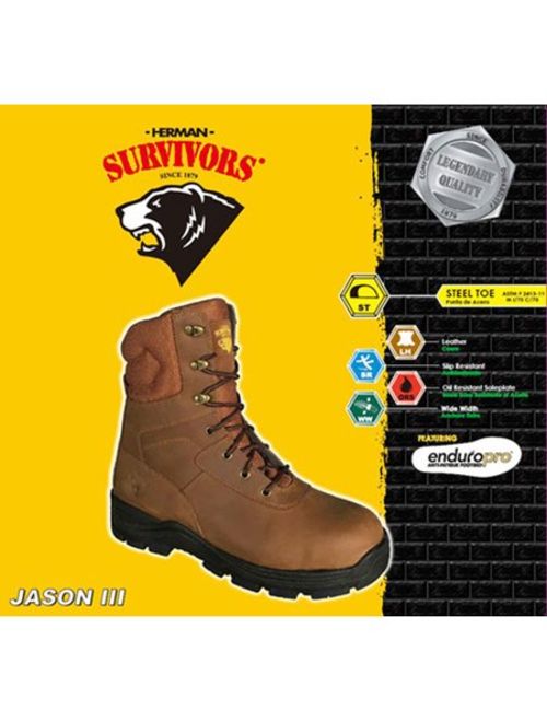 survivor steel toe boots