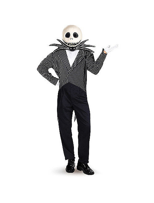 NIGHTMARE BEFORE CHRISTMAS JACK SKELLINGTON ADULT COSTUME