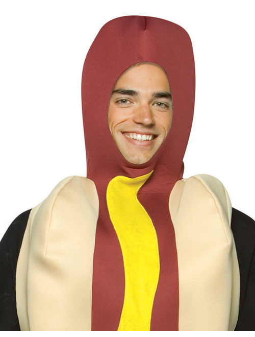 Hot Dog Adult Halloween Costume - One Size