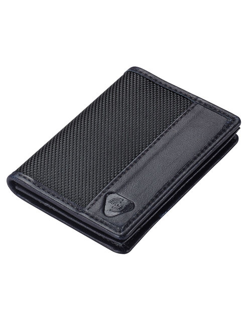 RFID Wallet Mens ID Card Holder Compact Leather Slim Security Lewis N Clark !