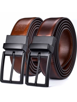 Beltox Fine Men's Dress Belt Leather Adjustable Reversible 1.25