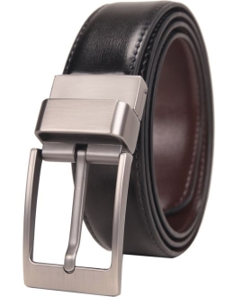 Beltox Fine Men's Dress Belt Leather Adjustable Reversible 1.25