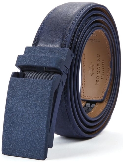 Men's Genuine Leather Ratchet Dress Belt with Linxx Buckle - Gift Box