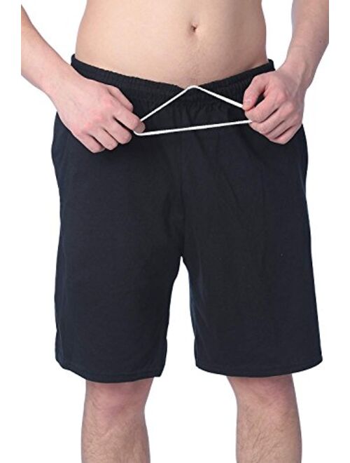 Fruit of the Loom Men's Relaxed Fit Drawstring Closure Jersey Short