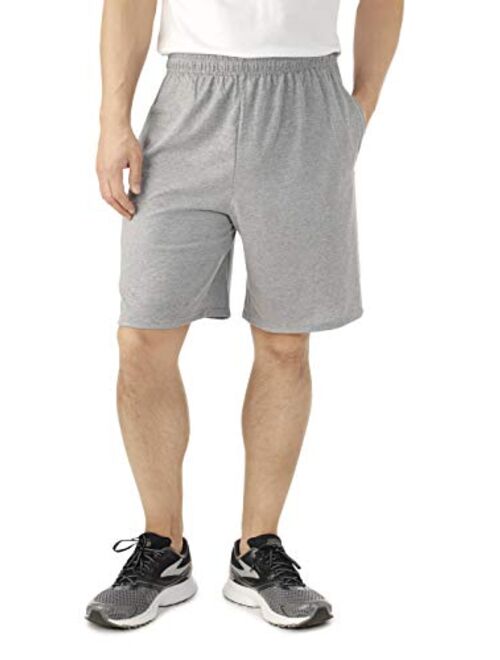 Fruit of the Loom Men's Relaxed Fit Drawstring Closure Jersey Short