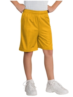 Kids Mesh Shorts Gym Soccer Basketball Athletic Casual Activewear