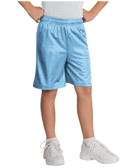 Kids Mesh Shorts Gym Soccer Basketball Athletic Casual Activewear