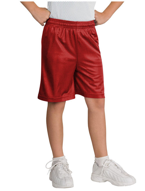 Kids Mesh Shorts Gym Soccer Basketball Athletic Casual Activewear