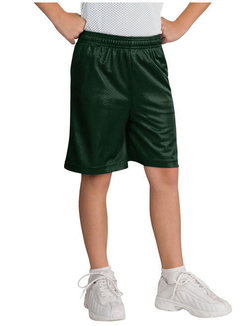 Kids Mesh Shorts Gym Soccer Basketball Athletic Casual Activewear