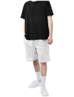 Men's Athletic Mesh Shorts With Pockets