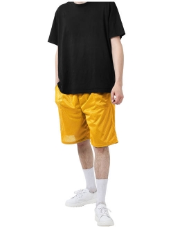 Men's Athletic Mesh Shorts With Pockets