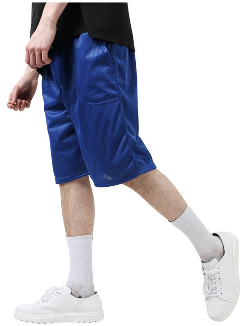 Buy Men's Athletic Mesh Shorts With Pockets online
