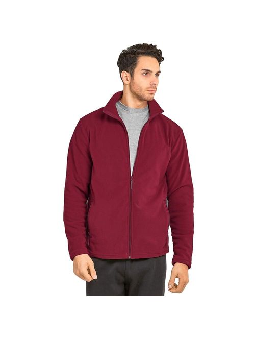 DailyWear Mens Full-Zip Polar Fleece Jacket