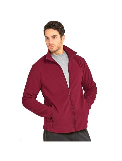 DailyWear Mens Full-Zip Polar Fleece Jacket