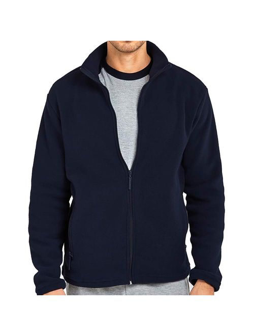 DailyWear Mens Full-Zip Polar Fleece Jacket