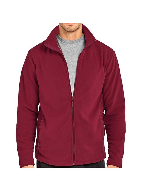 DailyWear Mens Full-Zip Polar Fleece Jacket