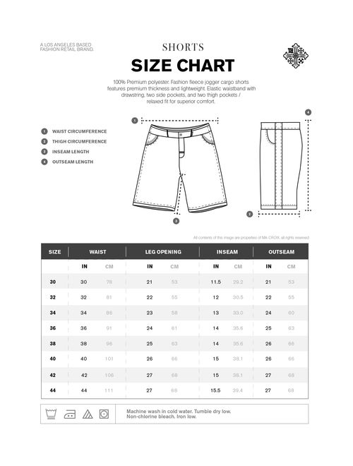 Ma Croix Mens Premium Utility Loose Fit Twill Cotton Multi Pocket Cargo Shorts Outdoor Wear