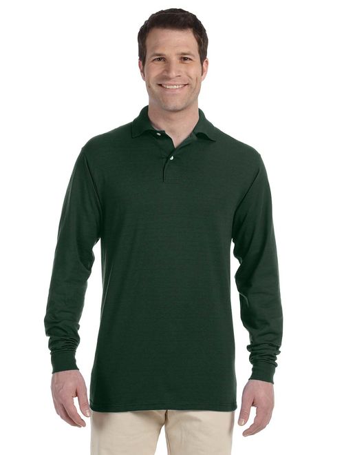 Jerzees SpotShield 50/50 Long Sleeve Sport Shirt