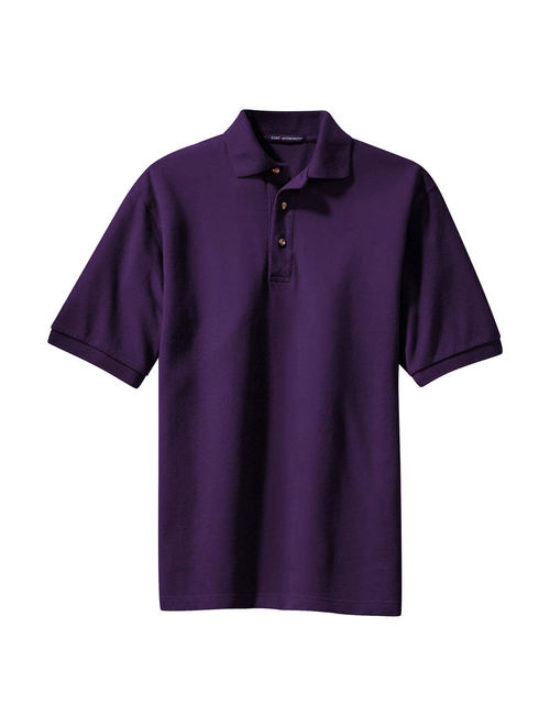 Port Authority Men's Heavyweight Pique Knit Polo Shirt