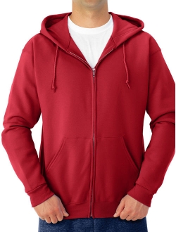 Jerzees Men's Fleece Full Zip Hooded Jacket