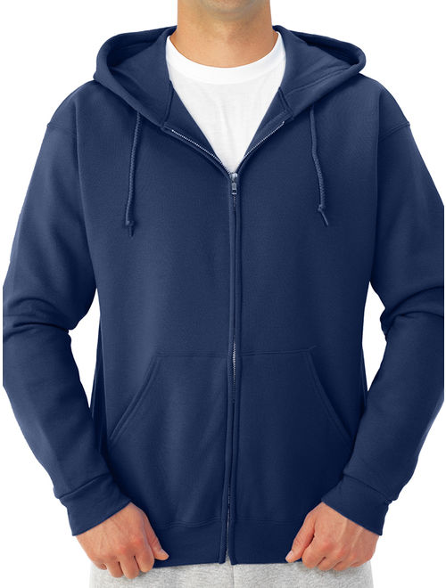 Jerzees Men's Fleece Full Zip Hooded Jacket