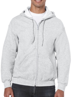 Heavy Blend Big Men's Full Zip Hooded Sweatshirt