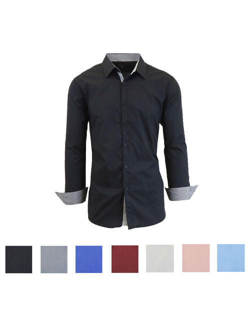 Men's Long Sleeve Casual Dress Shirt