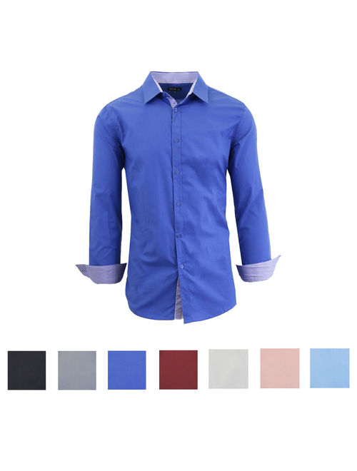 Men's Long Sleeve Casual Dress Shirt