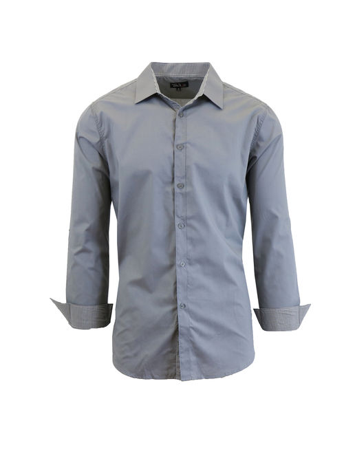 Men's Long Sleeve Casual Dress Shirt